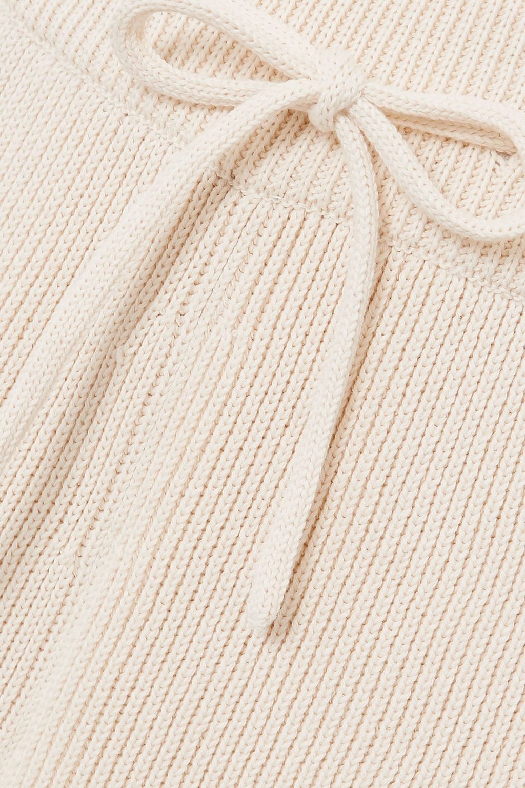 LE 17 SEPTEMBRE Ribbed cotton wide-leg pants