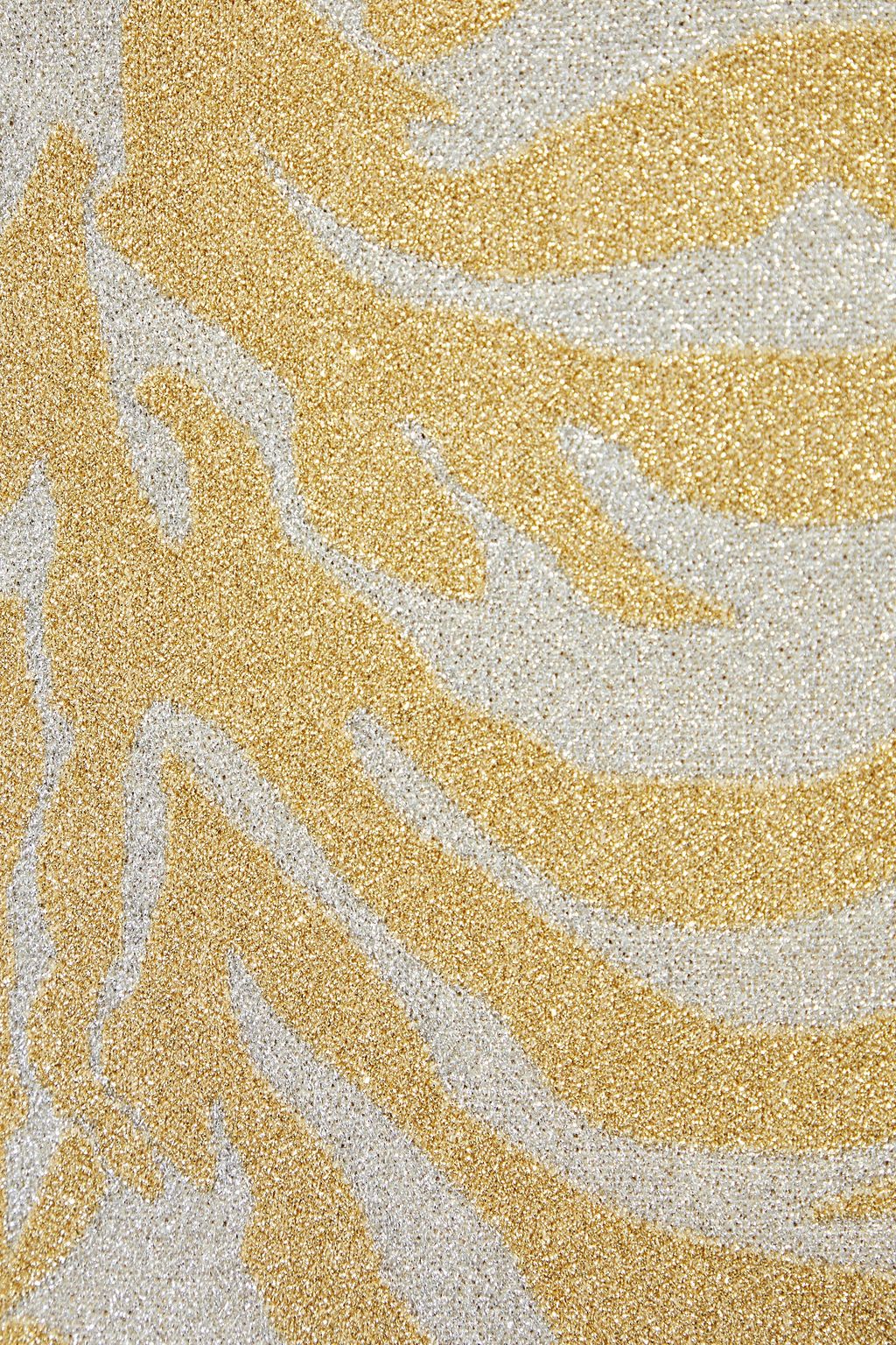 HERVÉ LÉGER Metallic zebra-jacquard mini dress