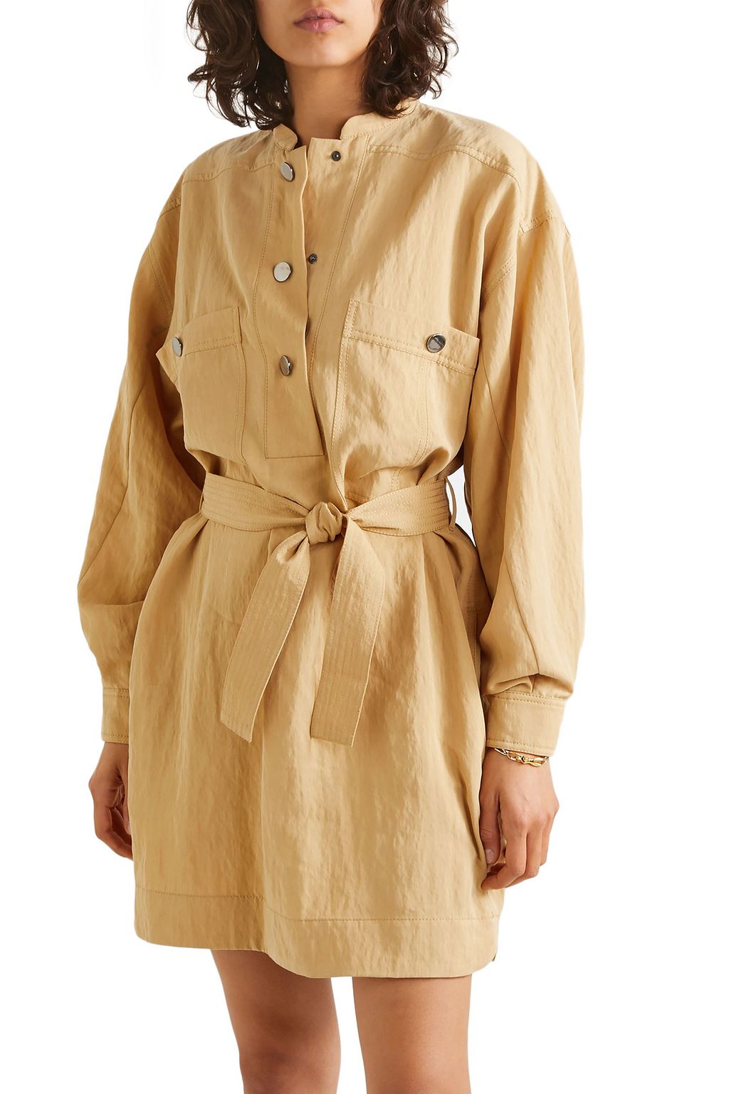 VANESSA BRUNO Maya belted twill mini dress