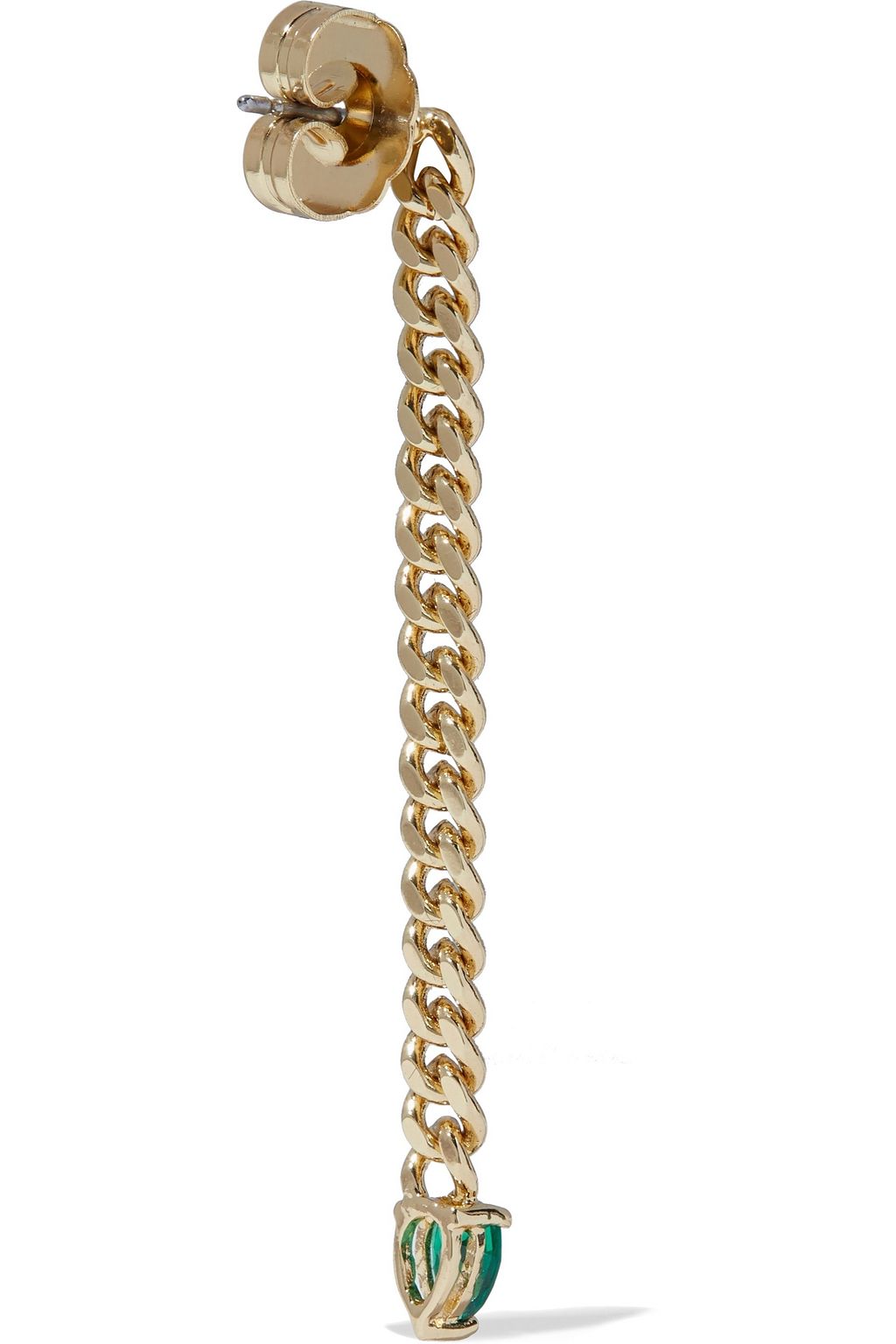CZ BY KENNETH JAY LANE Gold-plated crystal earrings