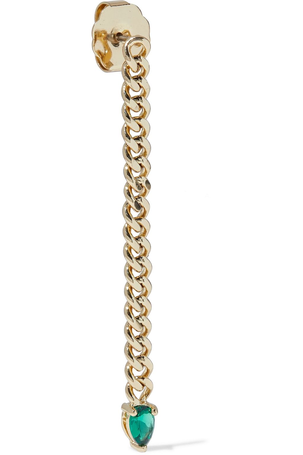 CZ BY KENNETH JAY LANE Gold-plated crystal earrings
