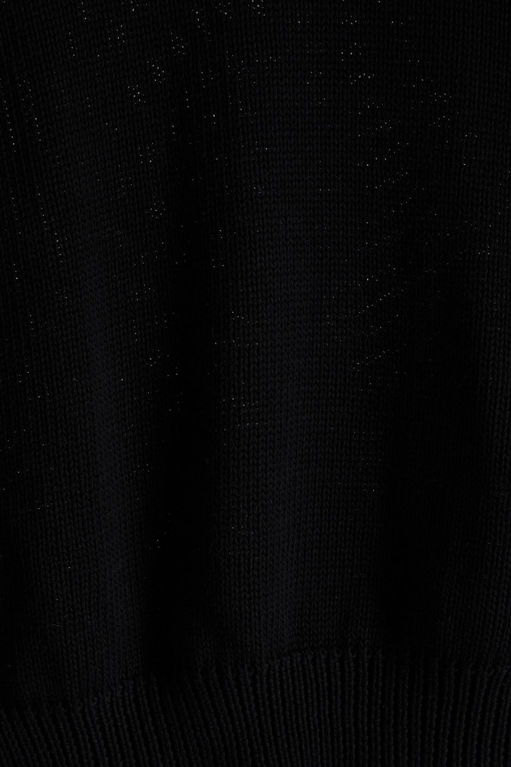 THE RANGE Cutout ribbed cotton turtleneck sweater