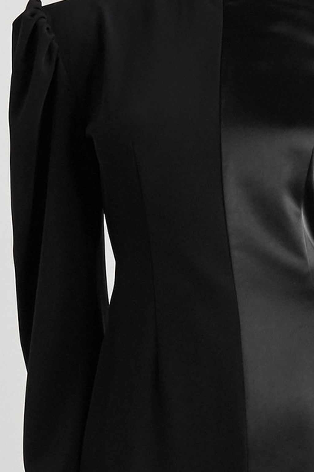 ROWEN ROSE Open-back satin and cady midi dress