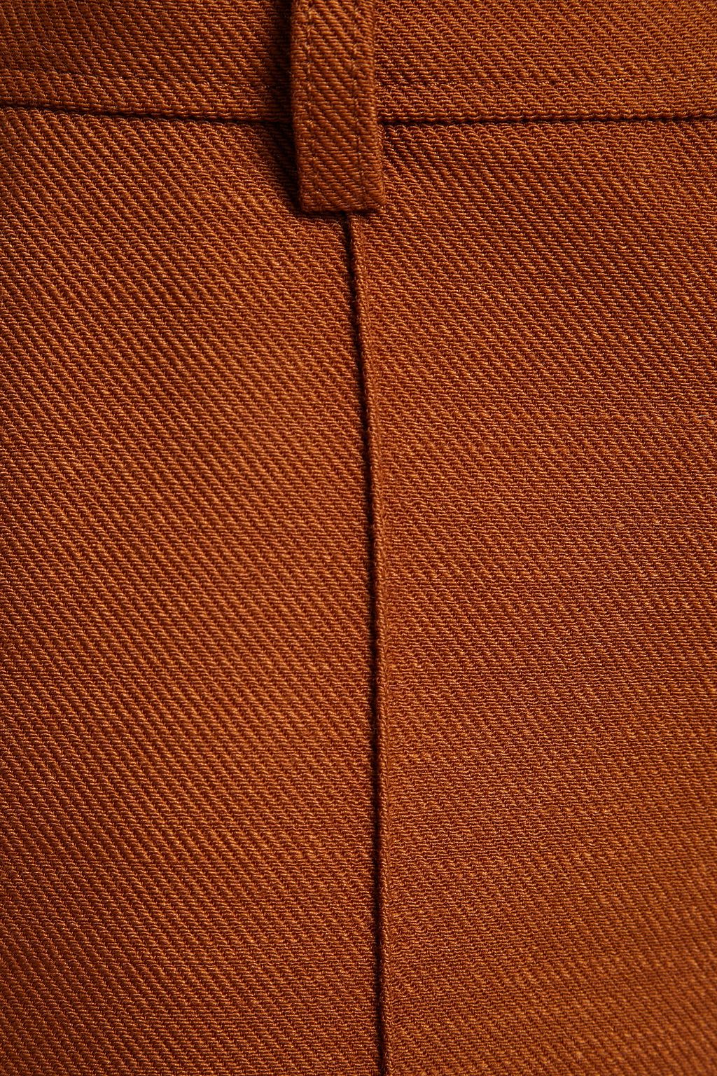 SEE BY CHLOÉ Cropped twill straight-leg pants