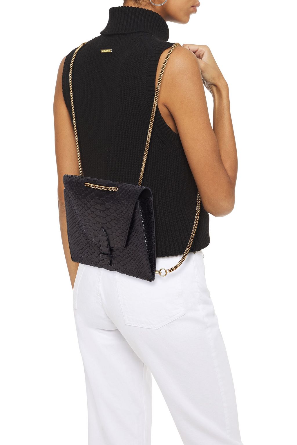 ZIMMERMANN Snake-effect leather backpack