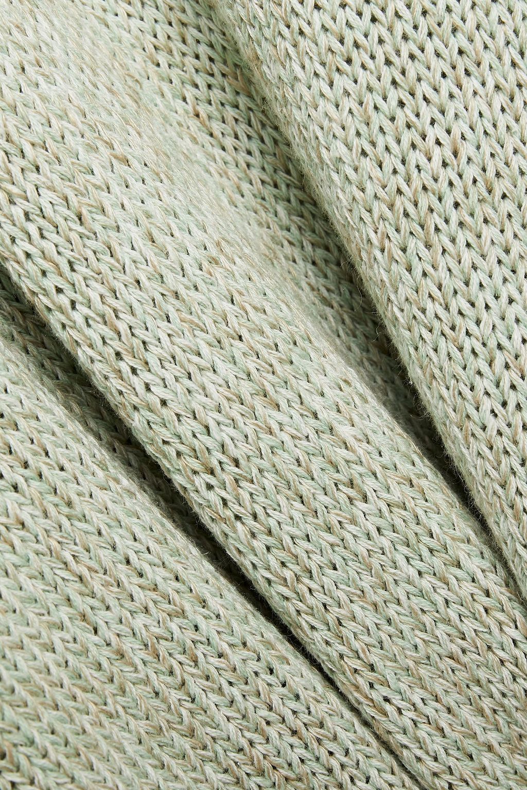 NINETY PERCENT Mélange organic cotton-blend sweater