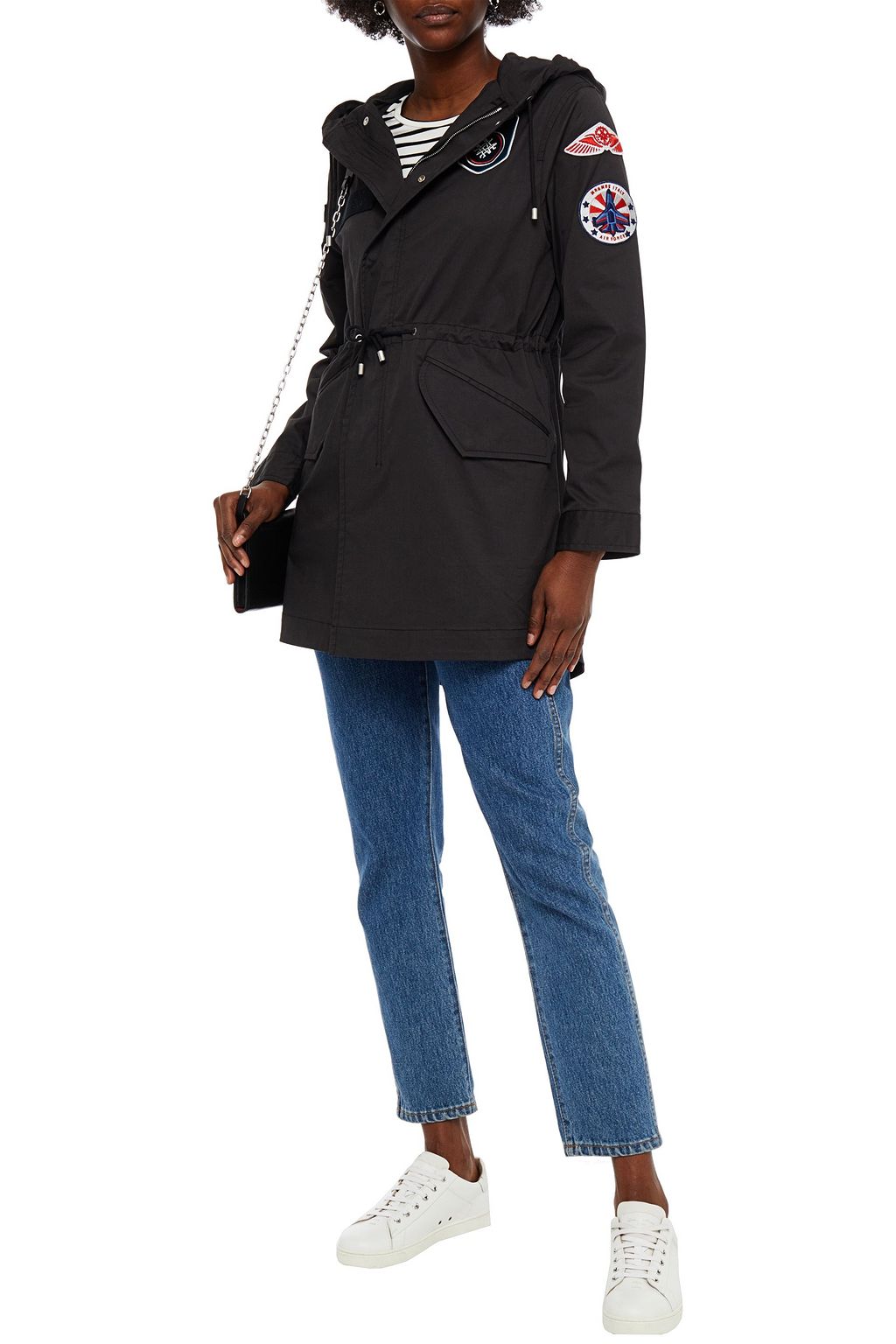 MR & MRS ITALY Cotton-blend hooded parka