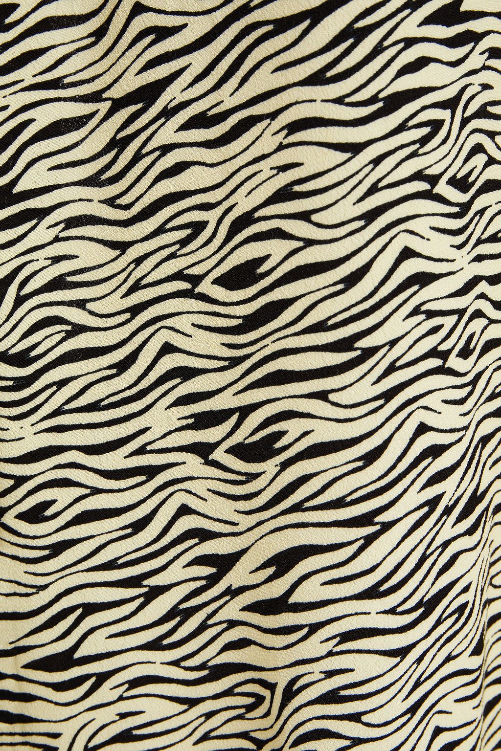 GESTUZ Eileen zebra-print crepe shirt