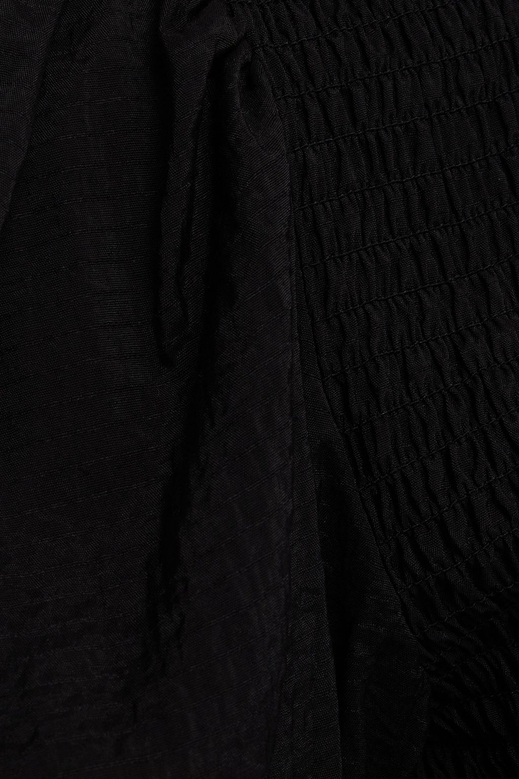 GESTUZ Shirred voile top