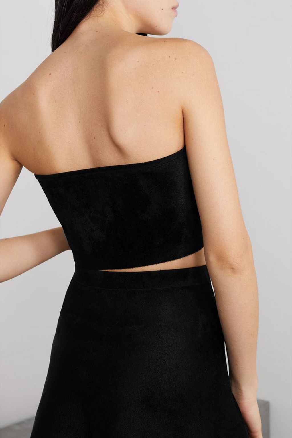 ALAÏA Velvet bandeau top