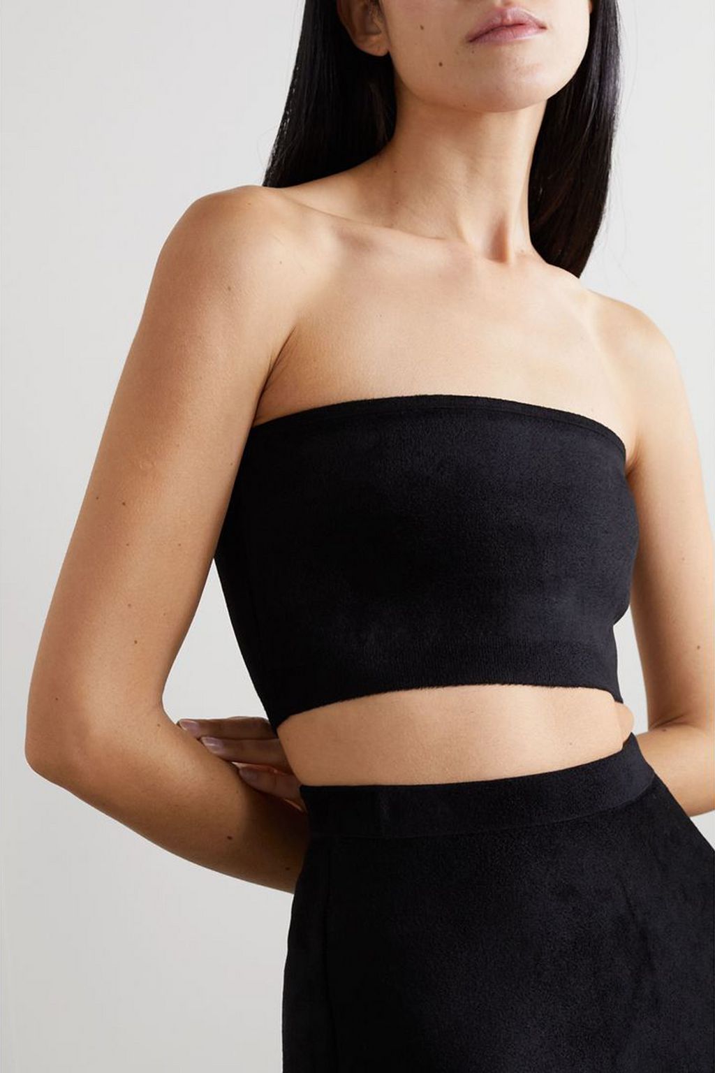 ALAÏA Velvet bandeau top