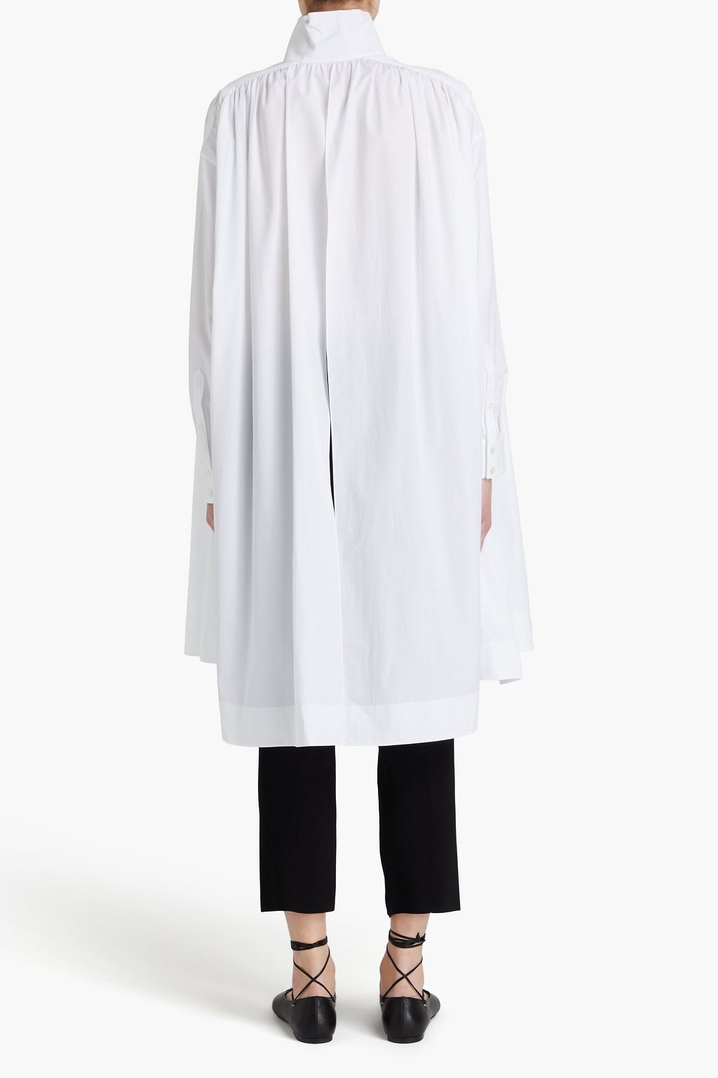 ALAÏA コットンポプリン オーバーサイズシャツ