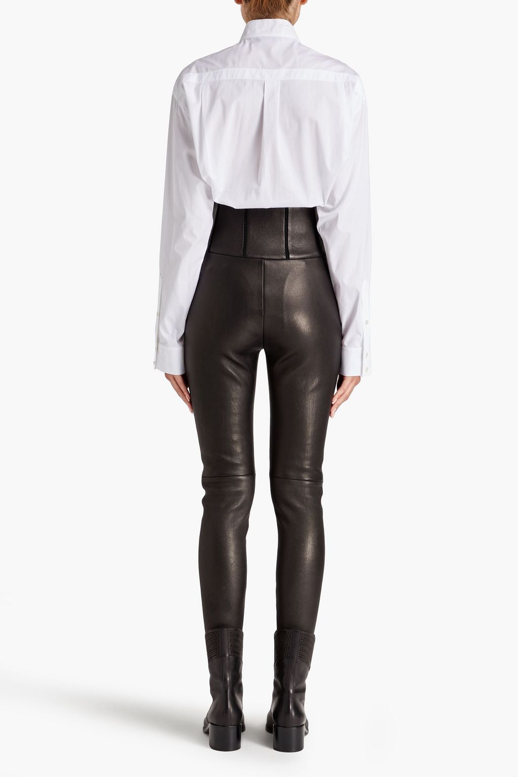ALAÏA Cotton-poplin bodysuit