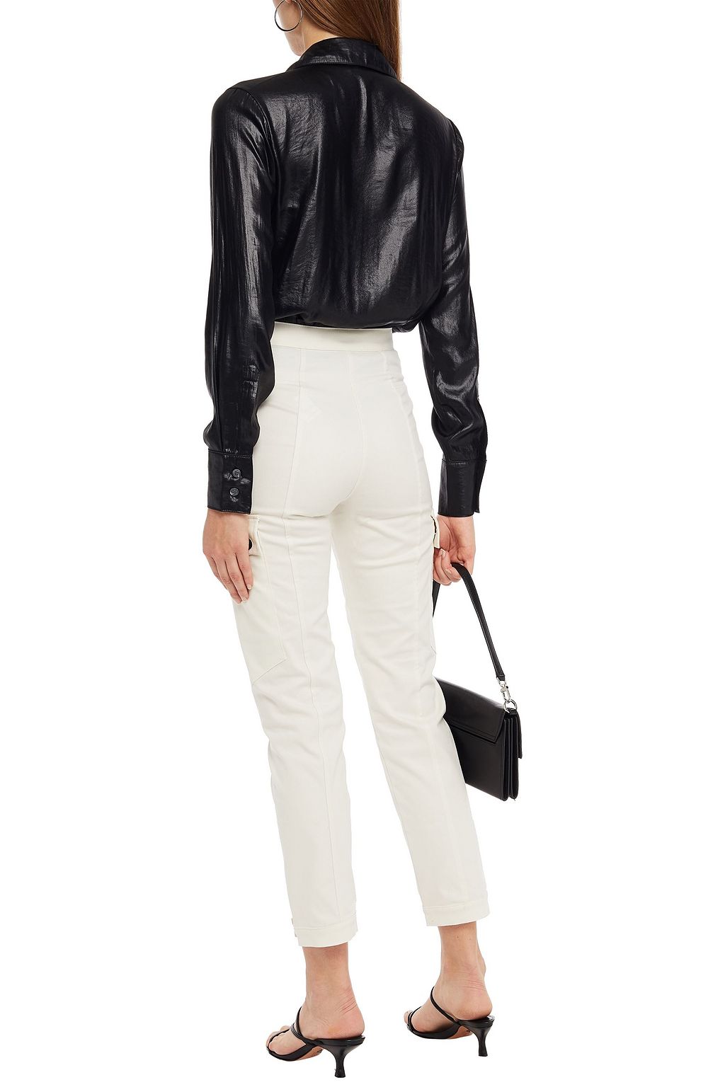 THE RANGE Cotton-blend twill tapered pants