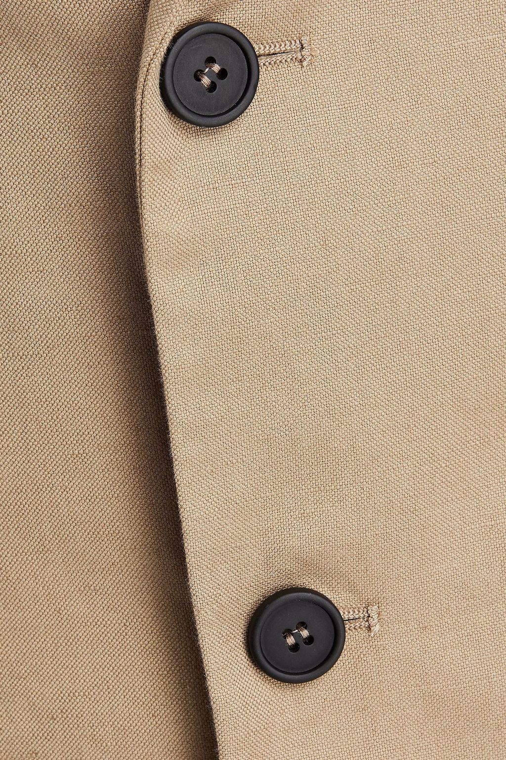 JOSEPH Cassis slim-fit cotton and linen-blend canvas blazer