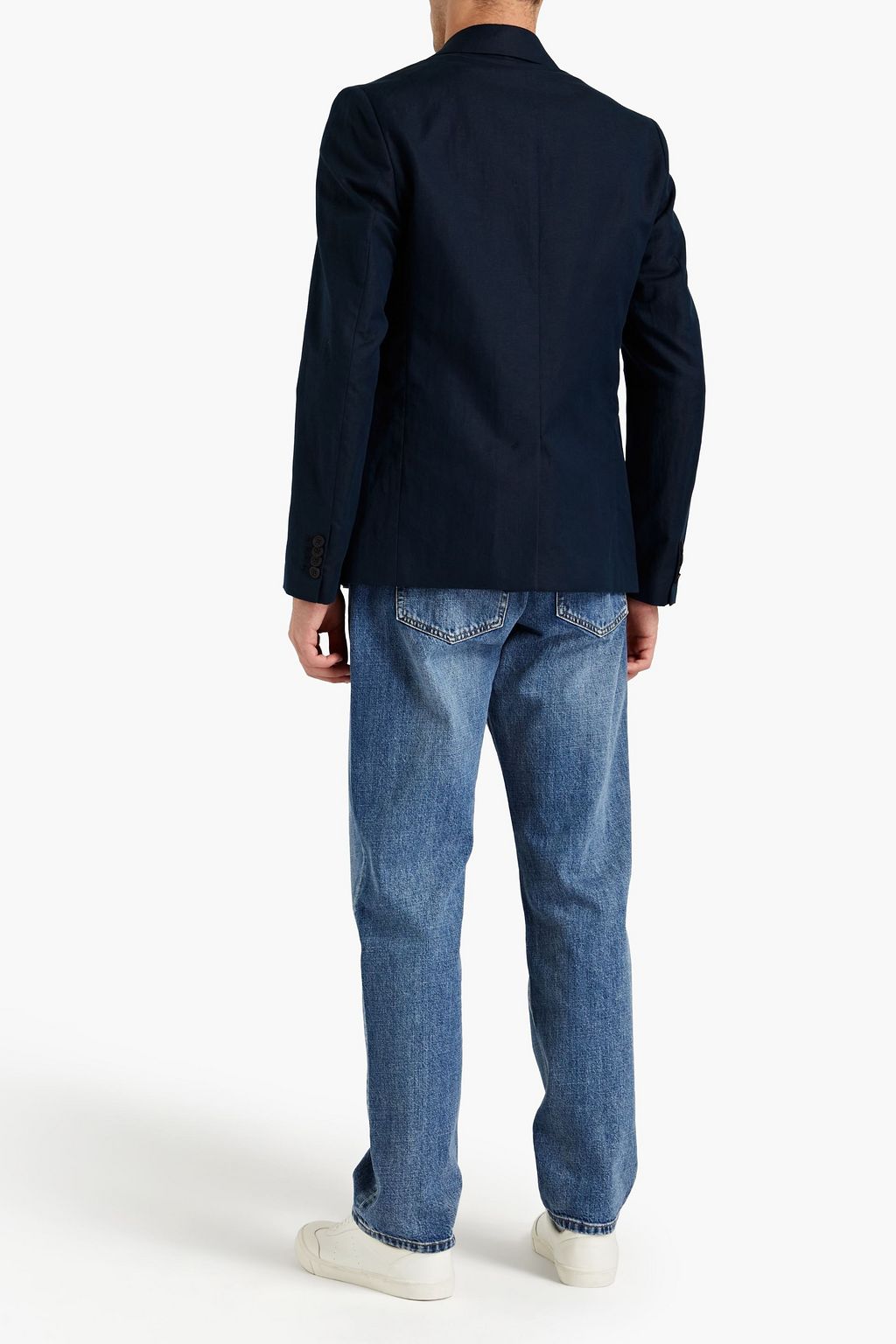 JOSEPH Cassis slim-fit cotton and linen-blend canvas blazer