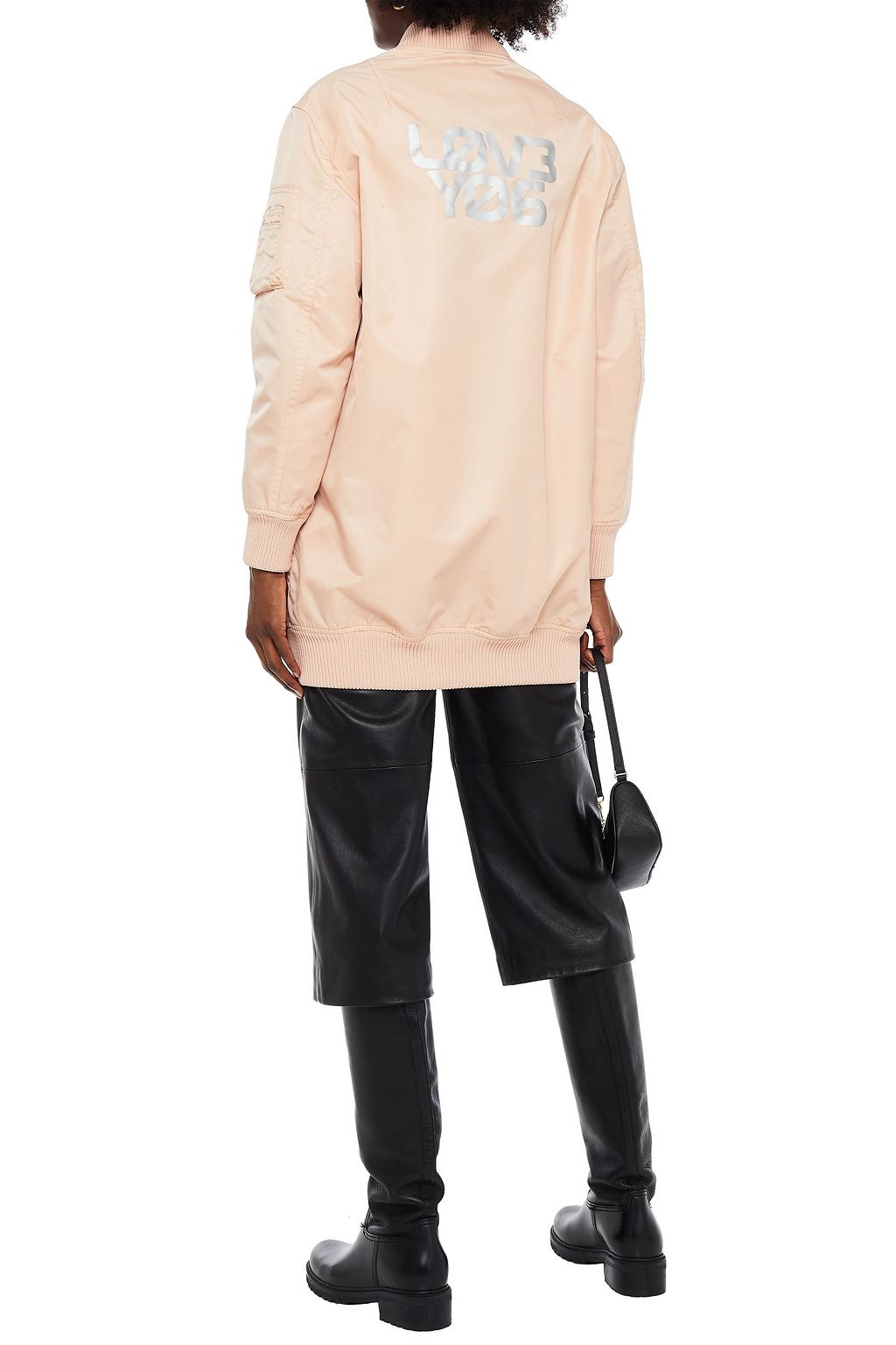 REDVALENTINO Printed shell bomber jacket