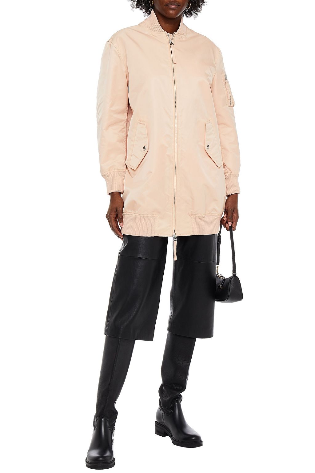 REDVALENTINO Printed shell bomber jacket
