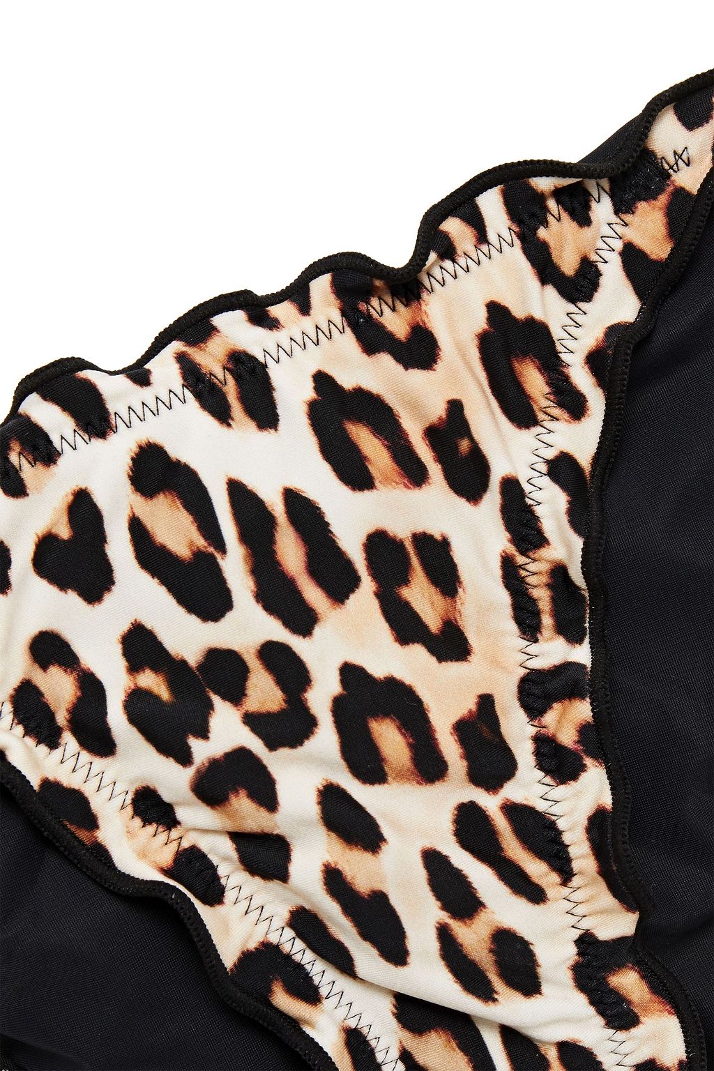 VIX PAULA HERMANNY Ruffle-trimmed leopard-print low-rise bikini briefs