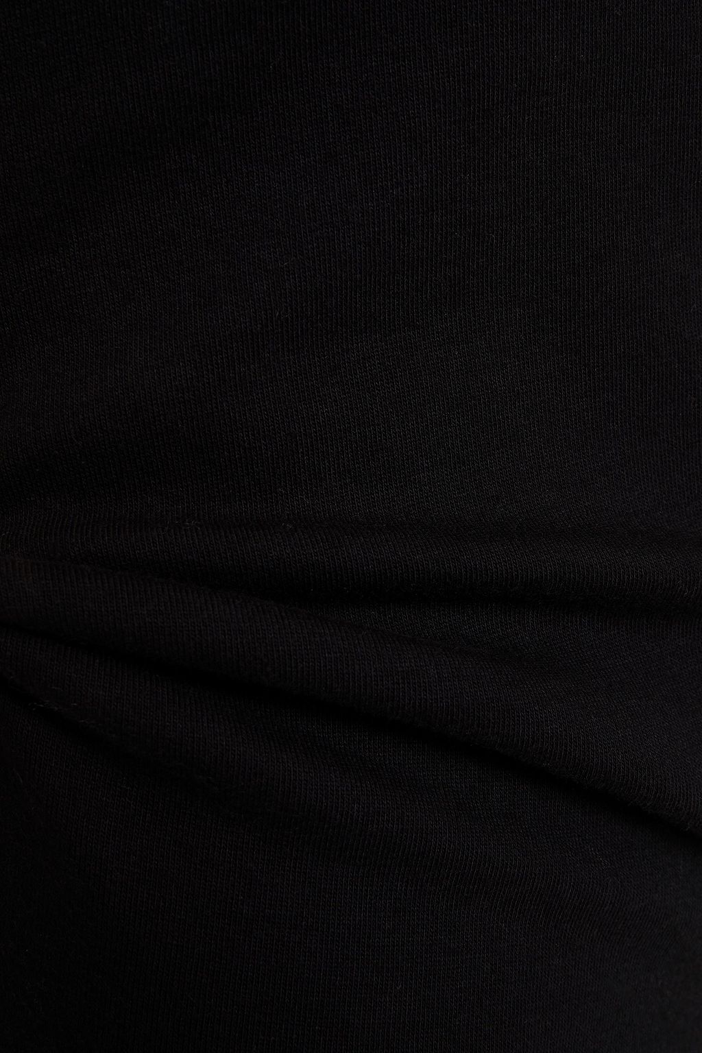 THE RANGE One-shoulder cotton-jersey mini dress