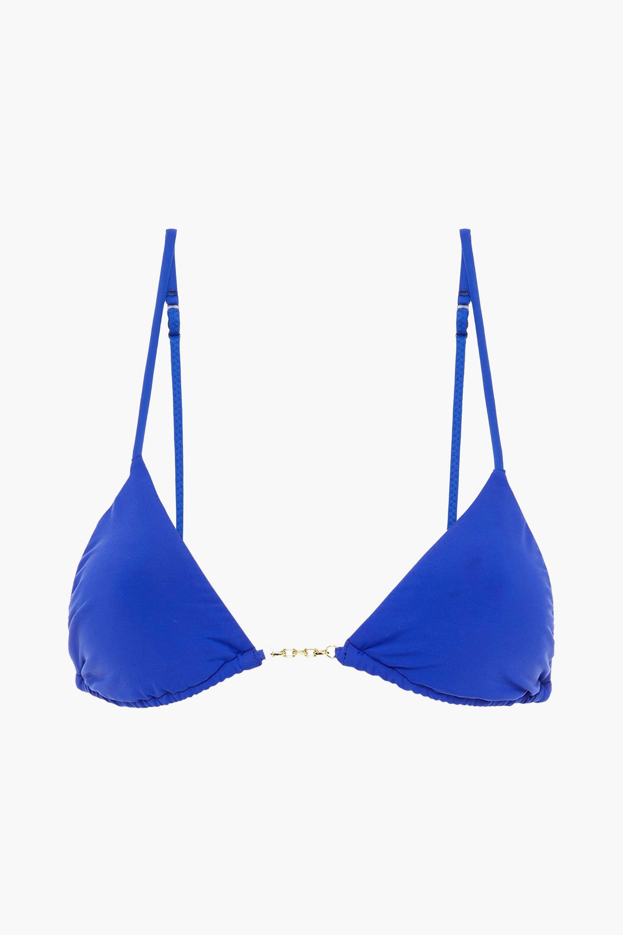VIX PAULA HERMANNY Chain-trimmed triangle bikini top