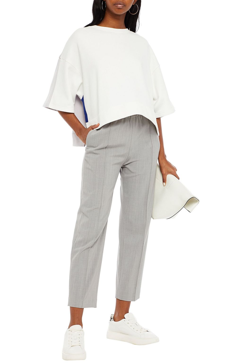 NINETY PERCENT Organic cotton-fleece sweatshirt