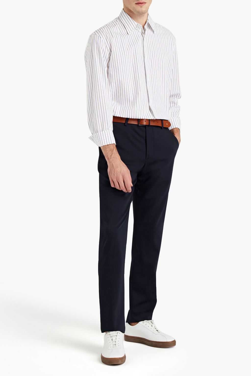 JOSEPH Jack slim-fit wool-blend twill pants