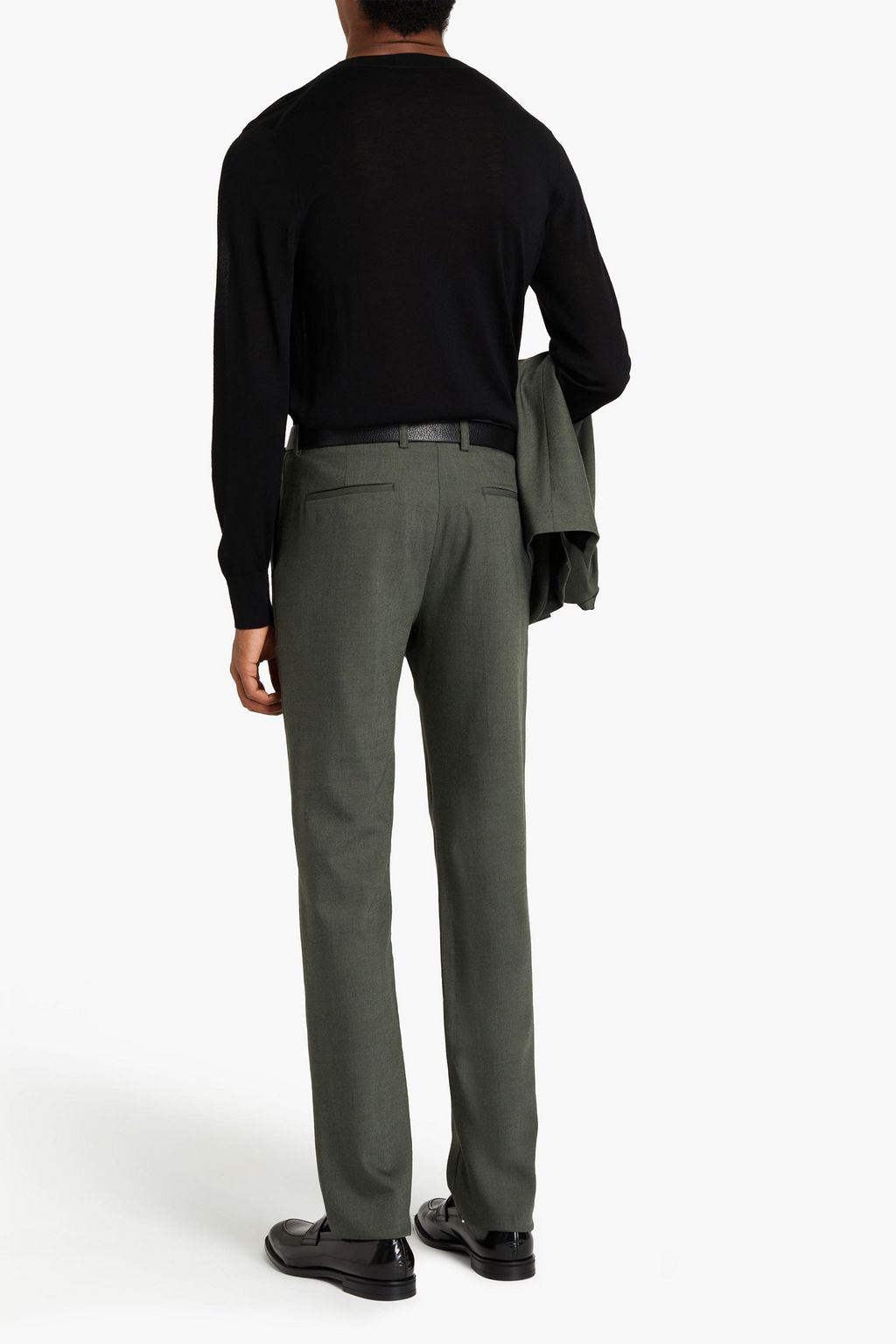 JOSEPH Jack slim-fit wool-blend flannel suit pants