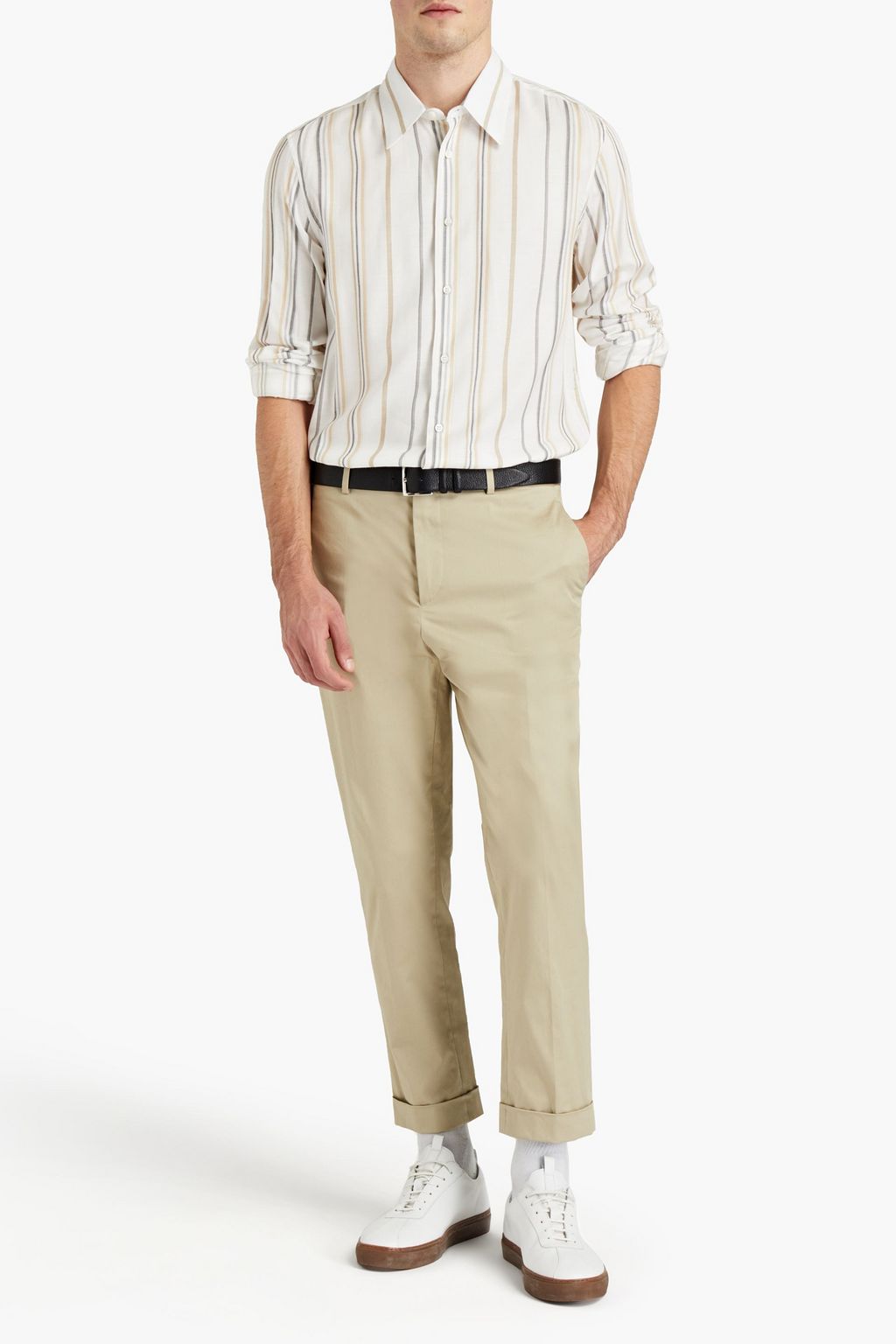 JOSEPH Paul striped twill shirt