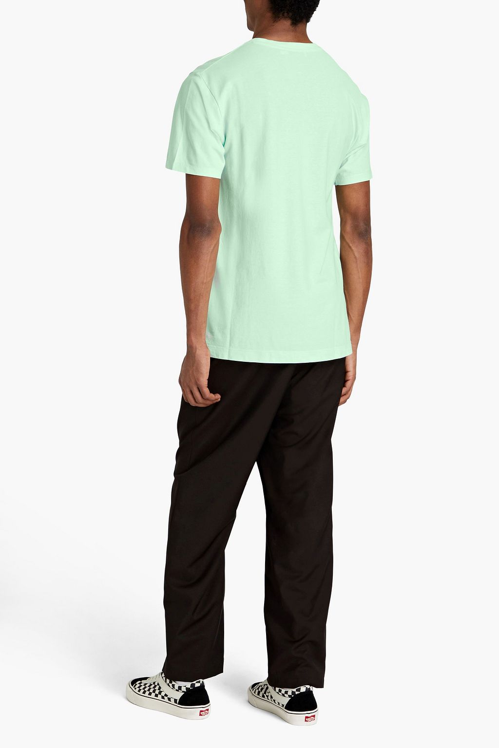 MAISON KITSUNÉ Appliquéd cotton-jersey T-shirt