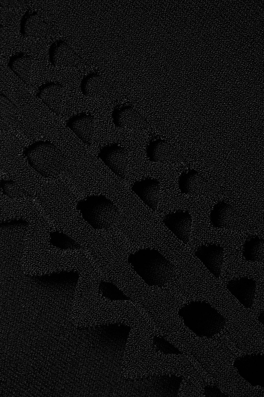 ALAÏA ストレッチジャージー クロップドトップス レーザーカット