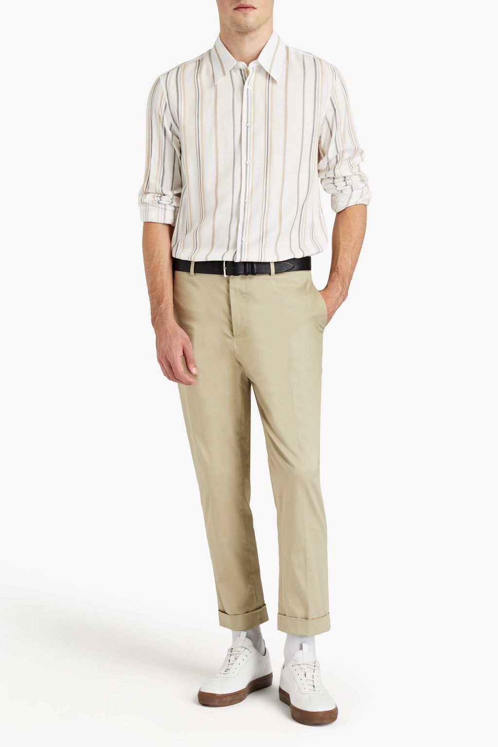 JOSEPH Arthur tapered stretch-cotton gabardine pants