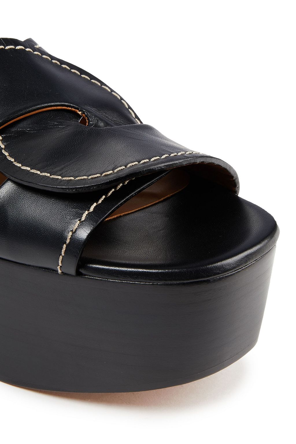 CHLOÉ Leather platform sandals