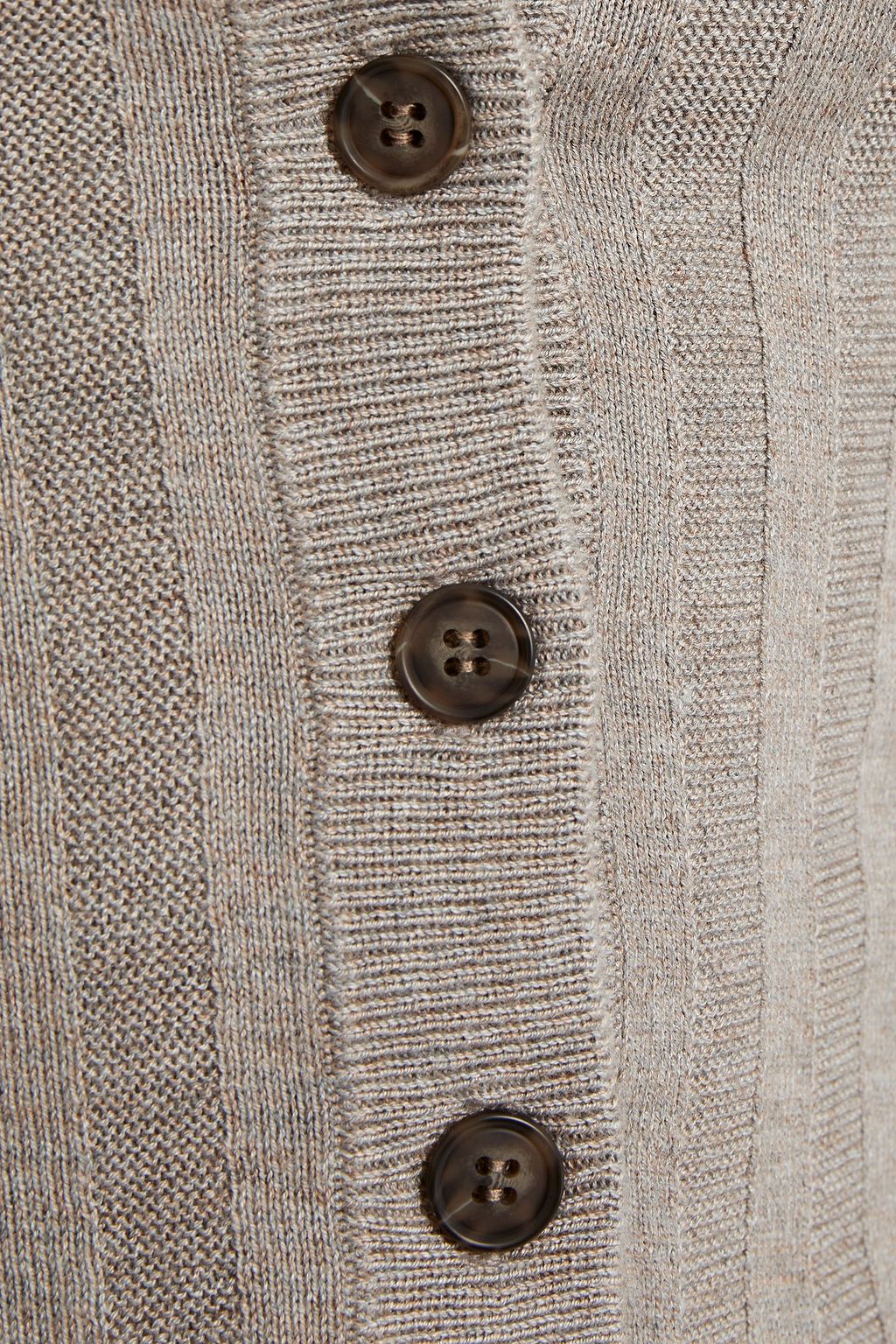 NAADAM Ribbed silk and cashmere-blend cardigan
