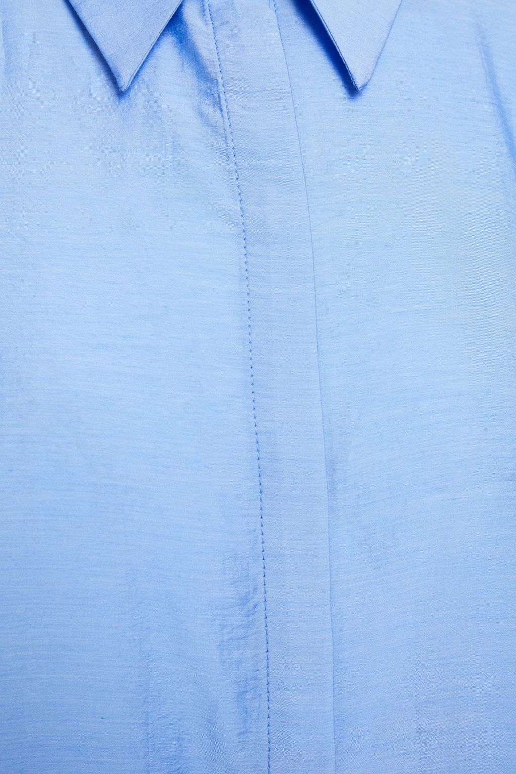 VICTORIA, VICTORIA BECKHAM Tie-detailed modal-blend voile shirt