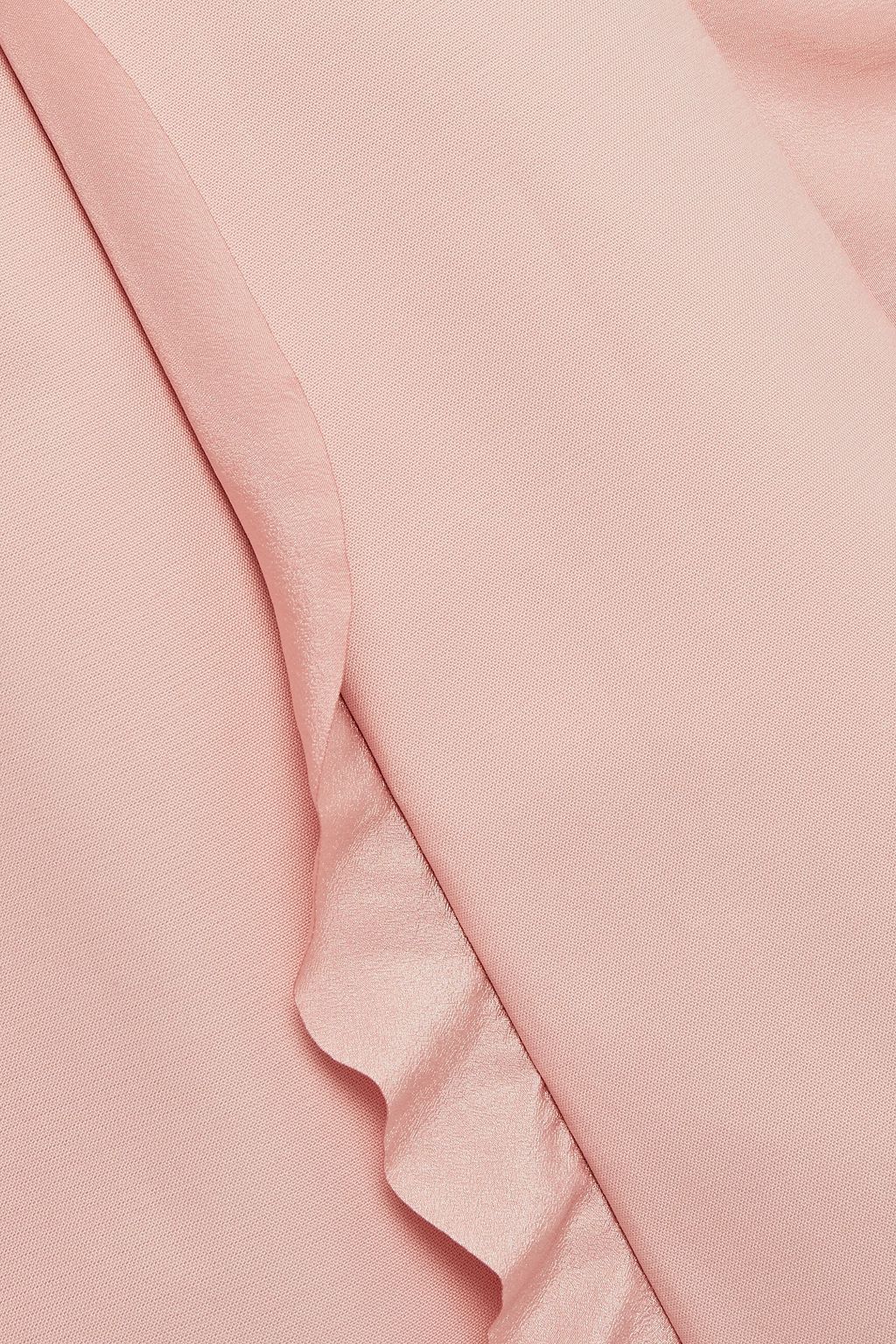 REDVALENTINO Ruffled crepe mini dress