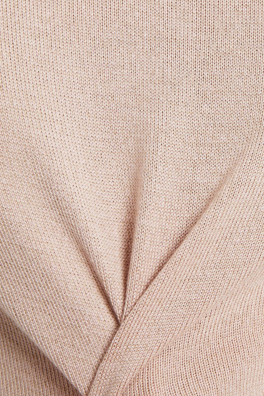 NAADAM Marled silk and cashmere-blend turtleneck sweater