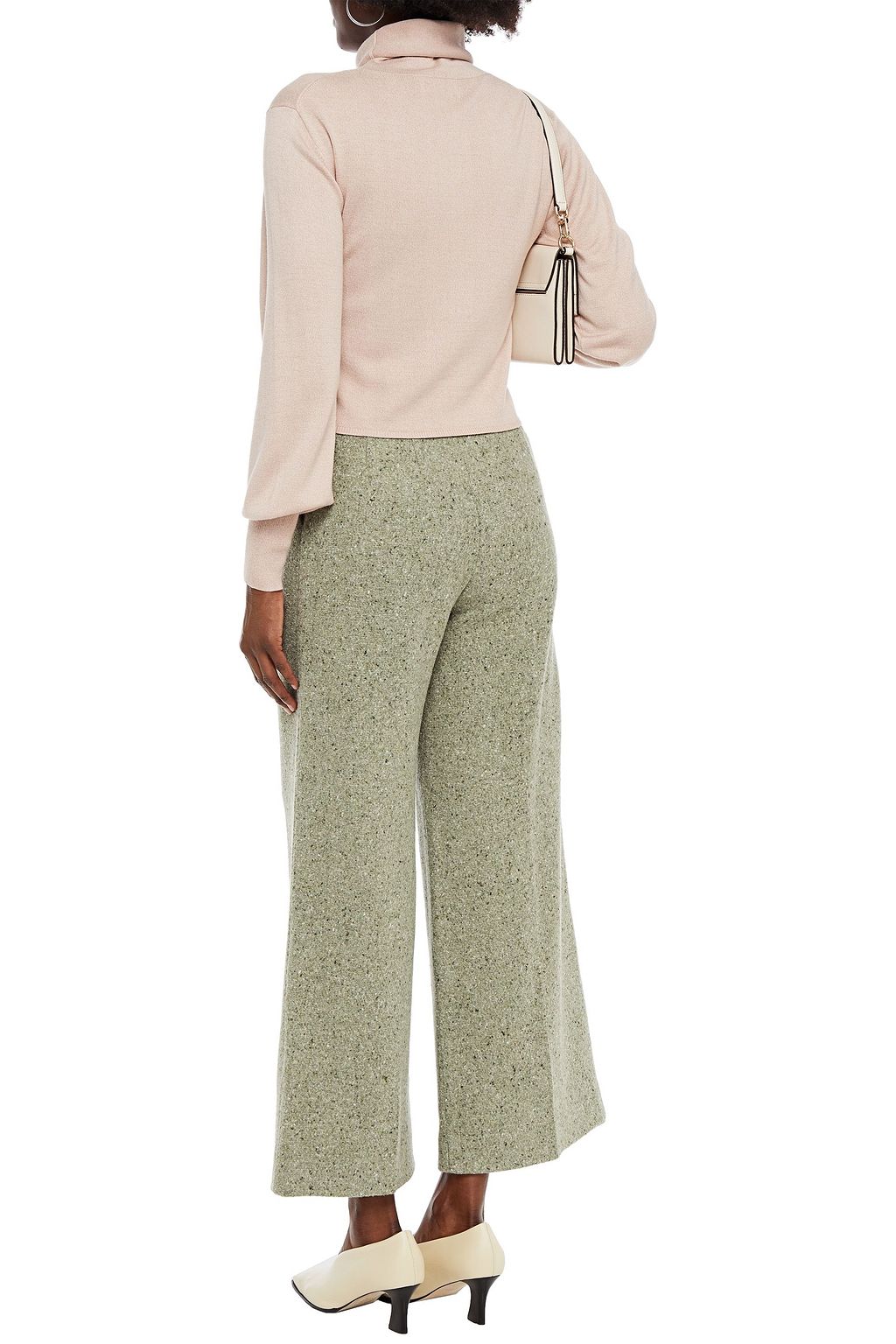 NAADAM Marled silk and cashmere-blend turtleneck sweater