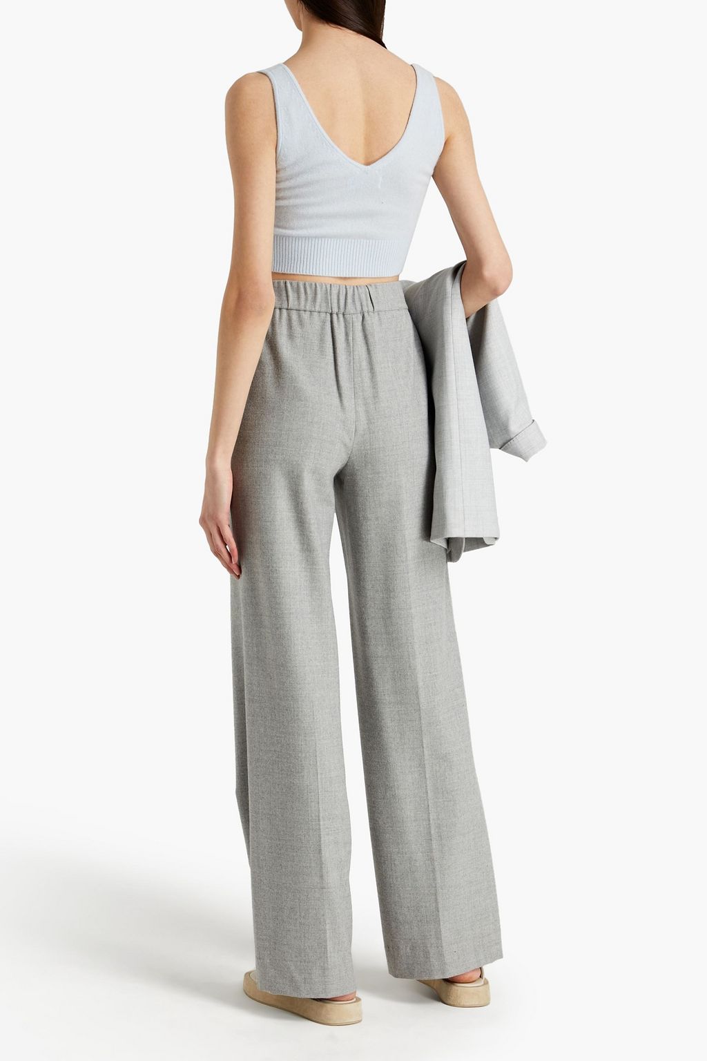 NAADAM Cropped cashmere top