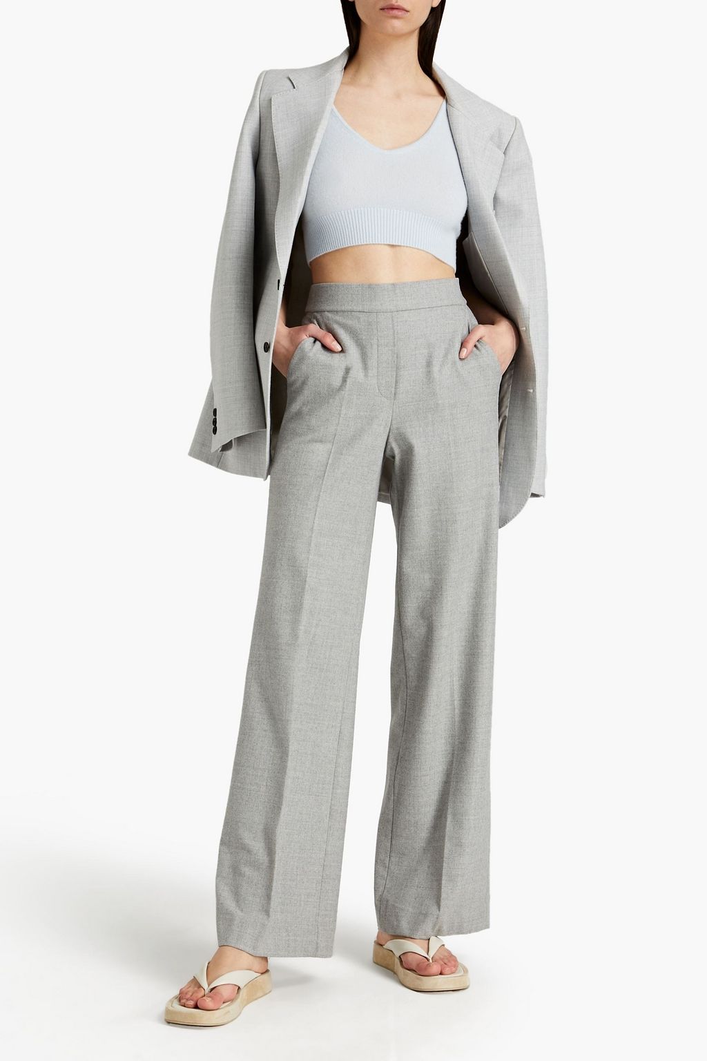 NAADAM Cropped cashmere top