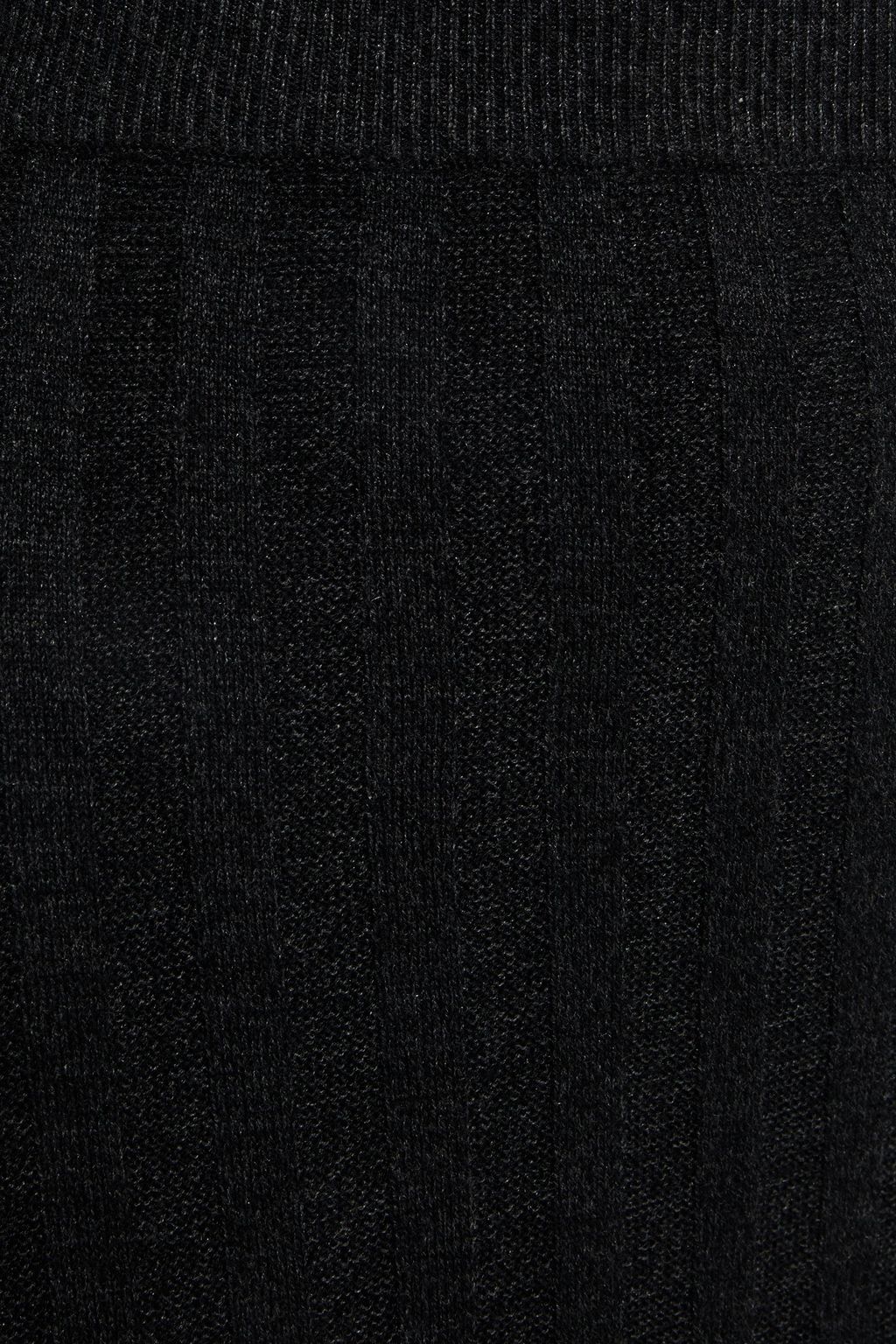 NAADAM Ribbed silk and cashmere-blend skirt