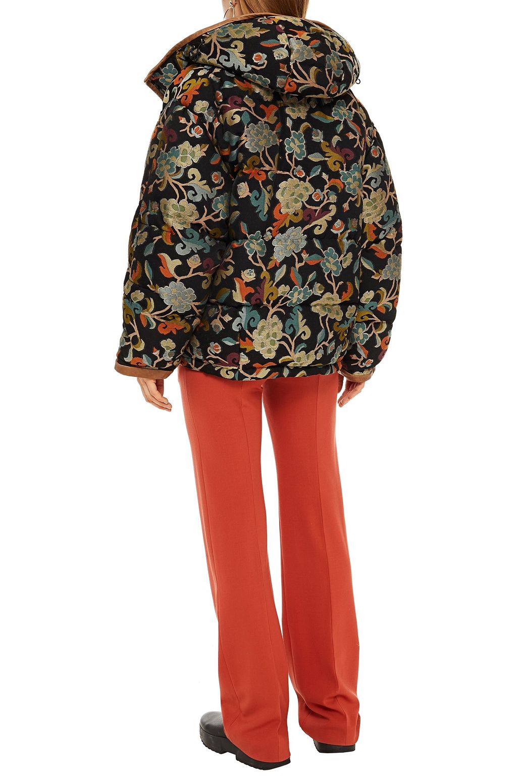 ETRO Floral-jacquard hooded jacket
