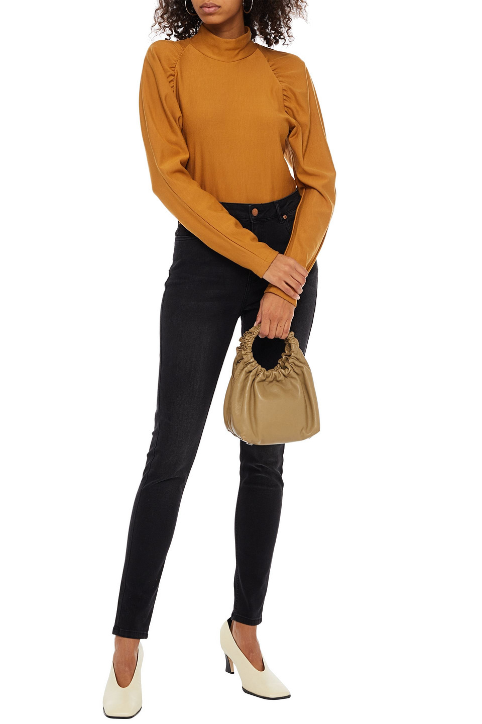 GESTUZ EMILY FADED HIGH-RISE SKINNY JEANS 3074457345627614394