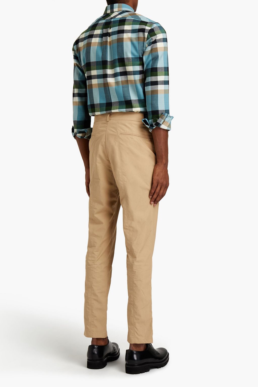 KENZO Slim-fit cotton-poplin chinos