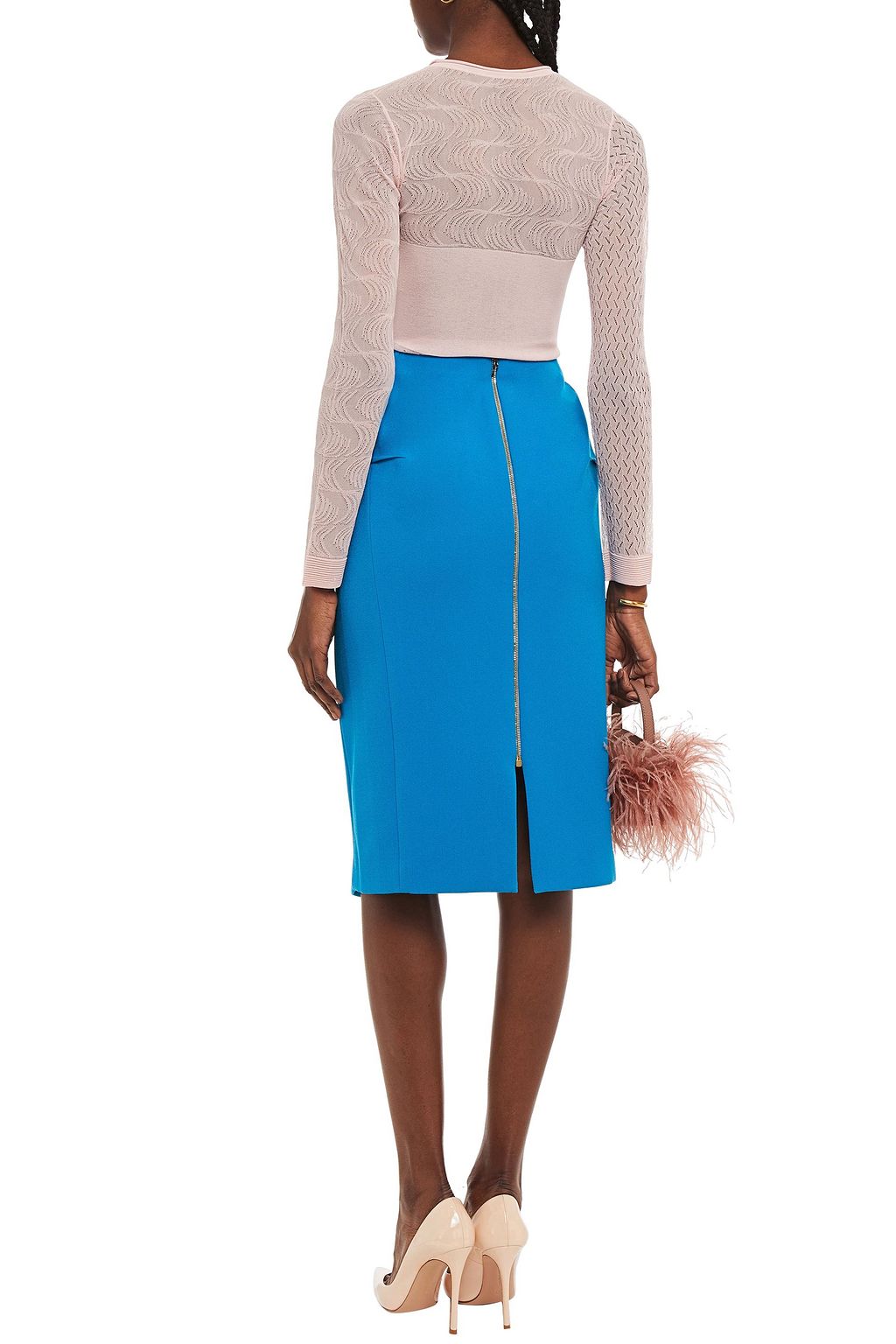 ROLAND MOURET Capel crepe pencil skirt