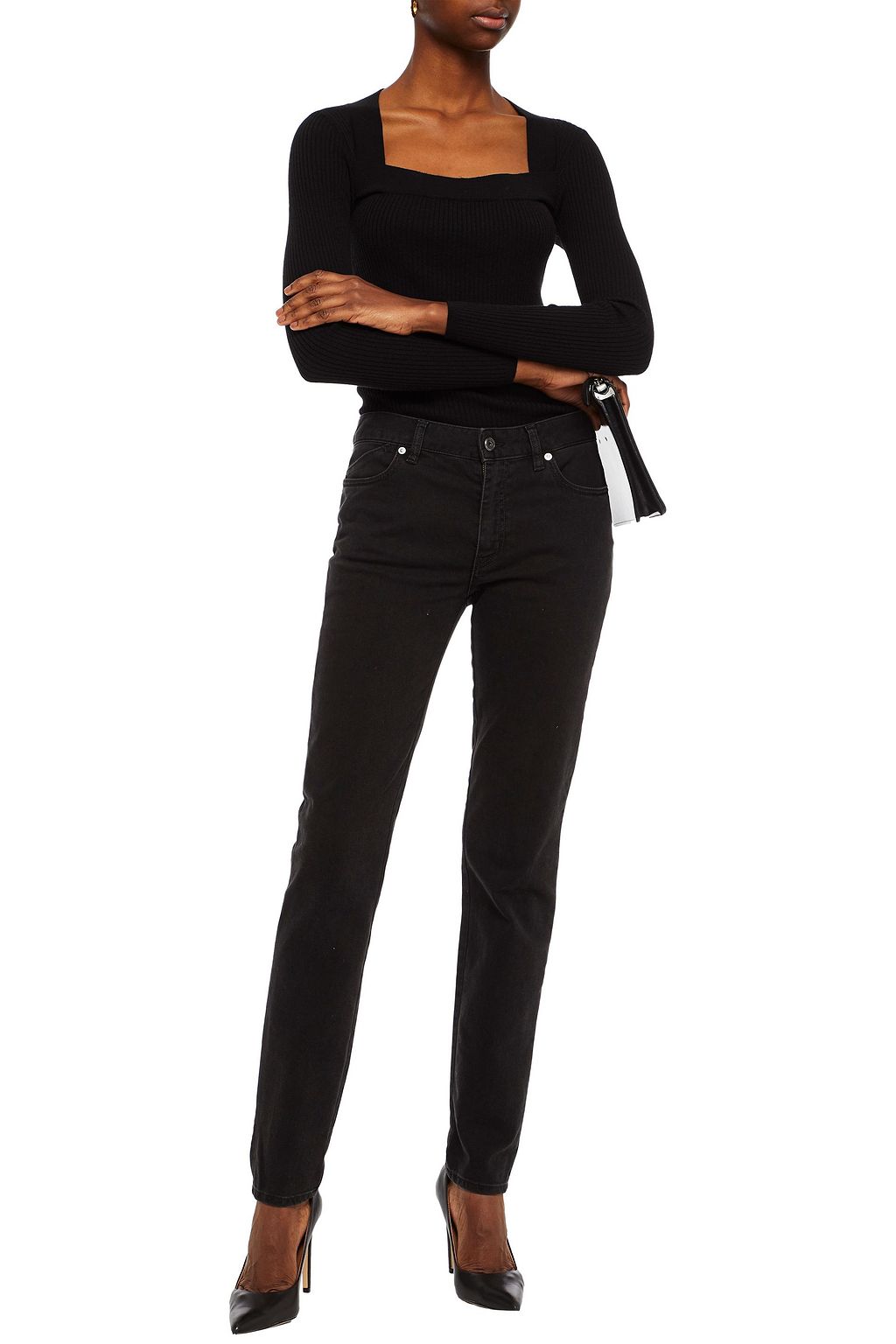 JUST CAVALLI Mid-rise skinny jeans