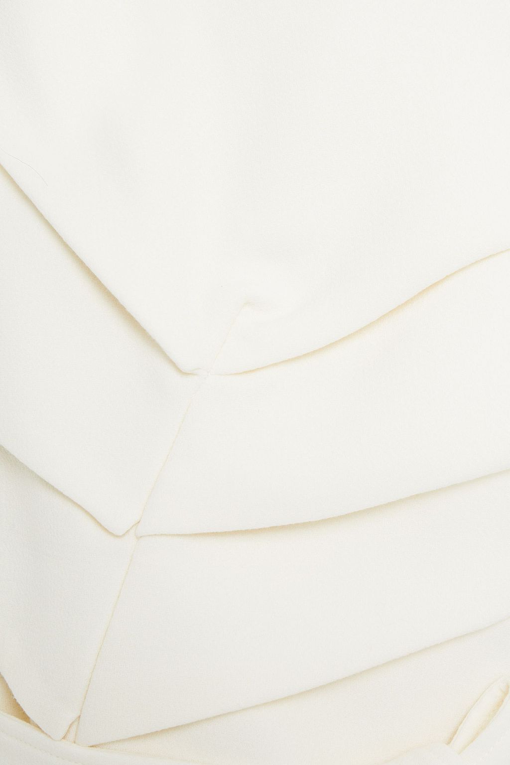 ROLAND MOURET Edintore belted pleated wool-crepe coat