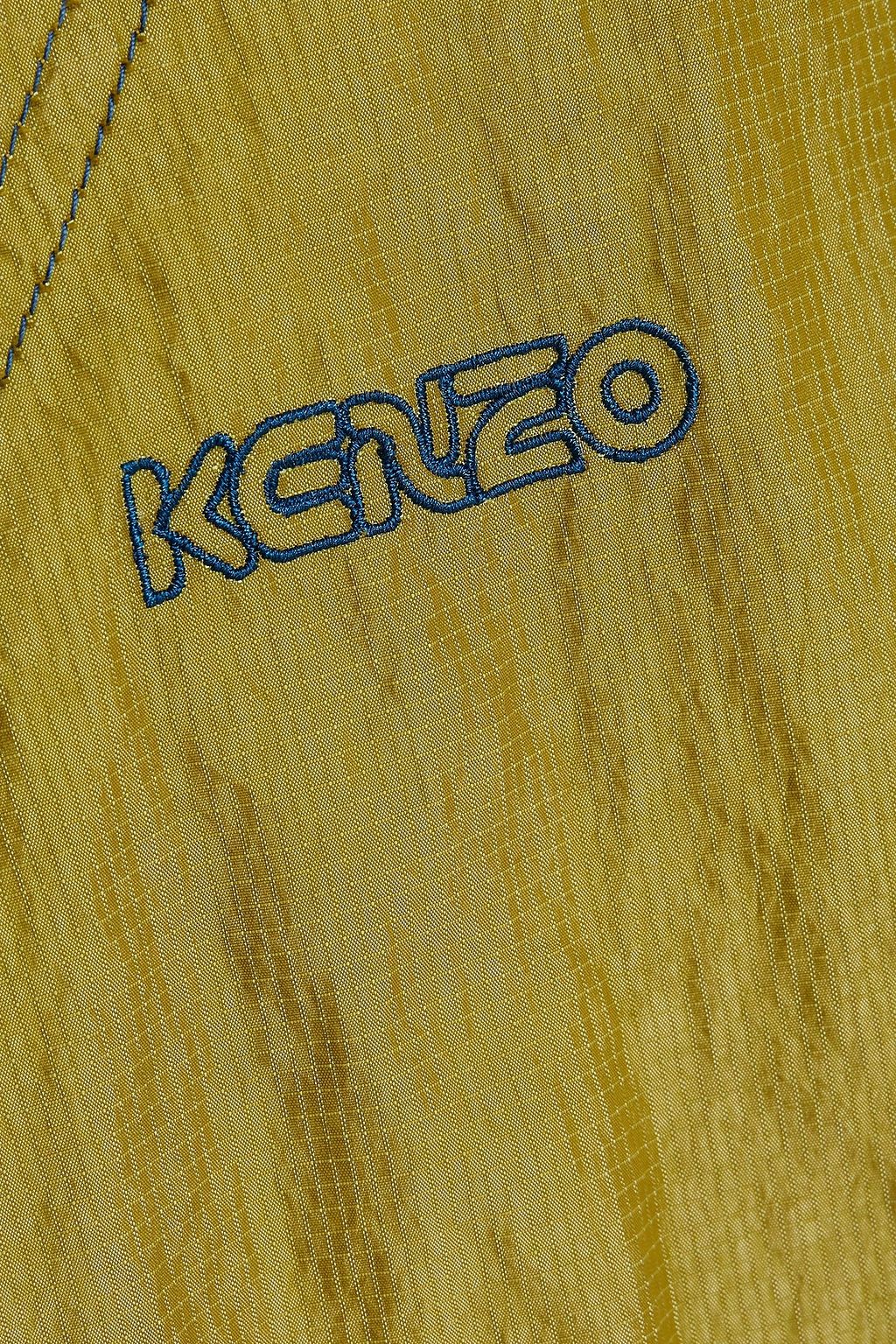 KENZO しわ加工ジャカード フード付きパーカ