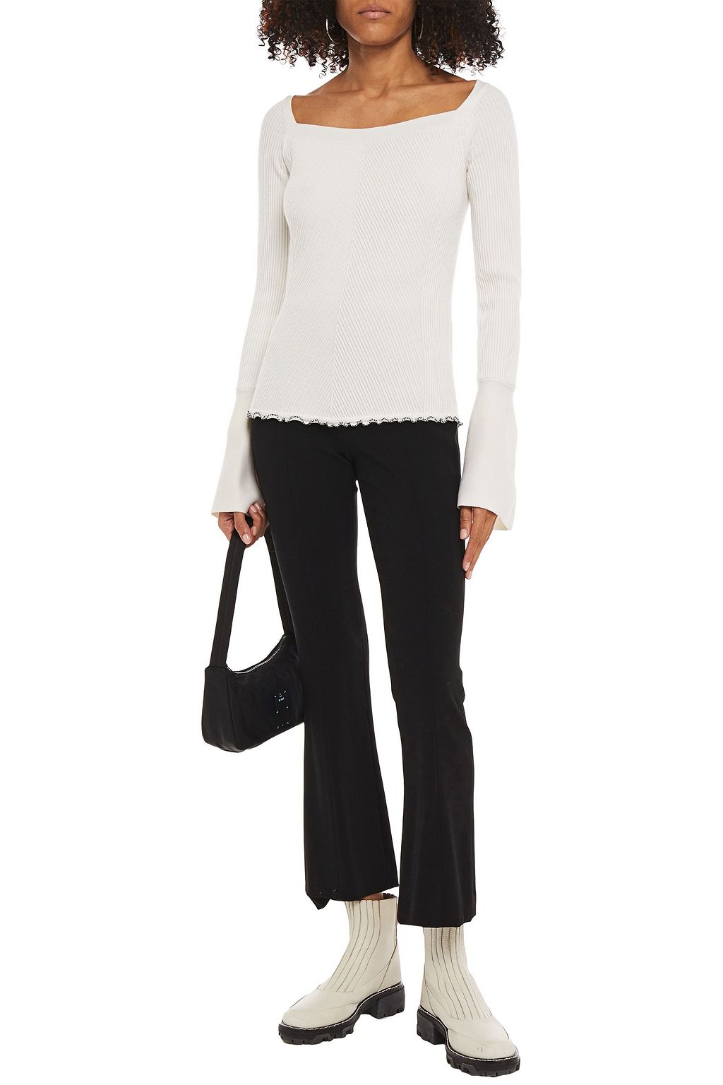 3.1 PHILLIP LIM Ribbed merino wool-blend sweater