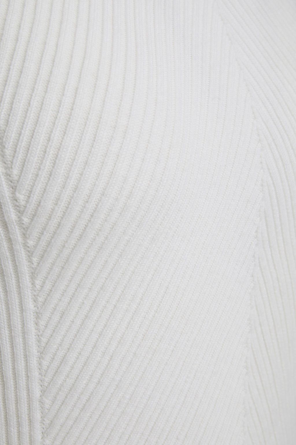 3.1 PHILLIP LIM Ruffled ribbed merino wool-blend turtleneck sweater